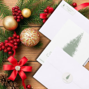 Adesivo Redondo Natal das Árvores da Madeira