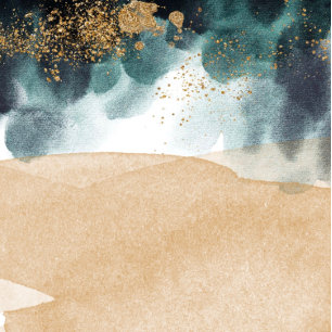 Convite Chá de Casamento de Praia da Dourada Cintura Verde