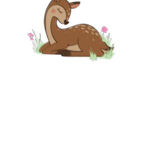 Convite Terra do Chá de fraldas Deer Fawn