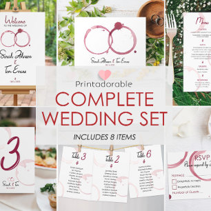 Belo Vinho Contém Convite De Casamento