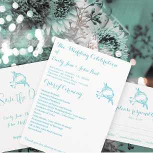 Convite Casamento Rústico Romântico de Pássaros do Amor Be