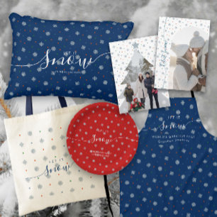 Caneca De Café Flocos de neve de Natal e padrão de pontos