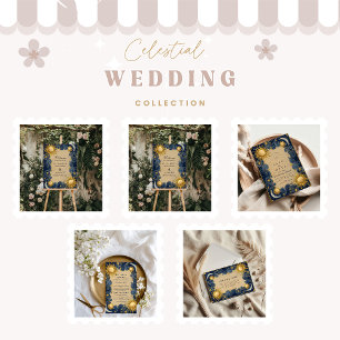 Convite Casamento Barroco Celestial Dourado