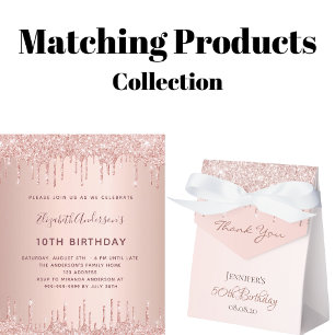 BUDGET rosa dourado - convite para blush