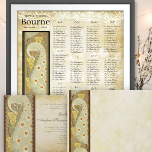 Art Nouveau Dragonfly Lily Pad Casamento Convite