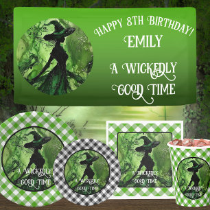 Camiseta Feiticeira Verde e Preta, Molhada