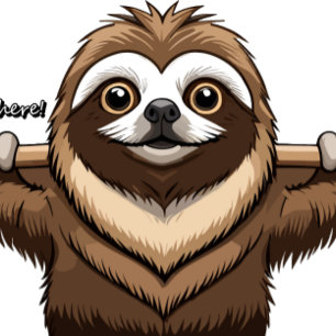 Capa Para iPhone 11 "Aguente firme": Palavras encorajadoras de Sloth