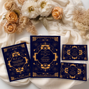 Convite Chá de panela Celestial Elegante