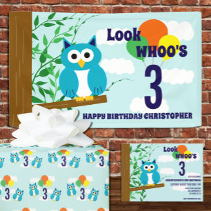 Convite Owl Birthday