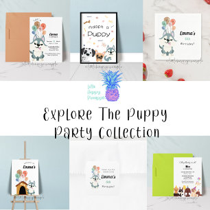 Convite de aniversário Rouco Pawty do vamos