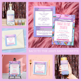 Convite Bachelorette Weekend do Ano 2000