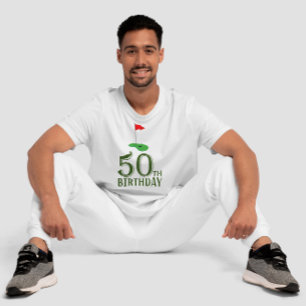 Camiseta 50º aniversário do Golf para você com Bandeira do 
