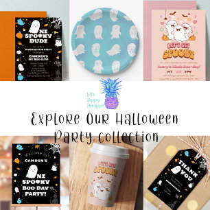 Um Convite de Aniversário do Cara de Spooky