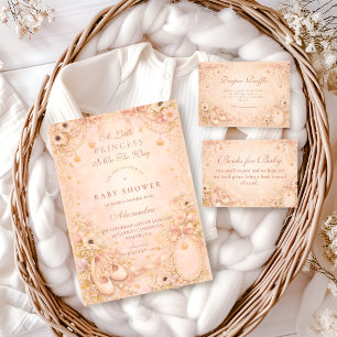 Convite Chá de Bebê da Princesa Encantada