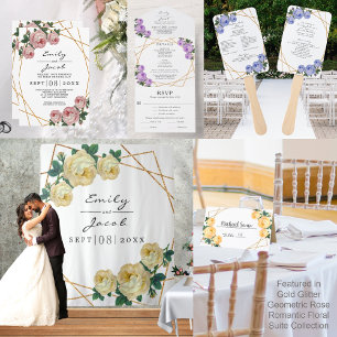 Anúncio Glitter Dourado Elegante, Glitter Geométrico Púrpu