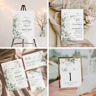 Eucalyptus Salve a Data com Cartão Postal Fotográf