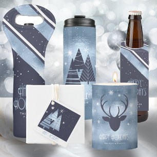 Modelo de foto das árvores de Natal V2 Blue ID863