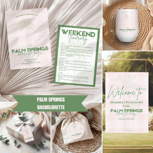 Adesivo Redondo Palm Springs Despedida de Solteira