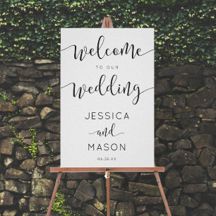 Convite Rustic Script Wedding