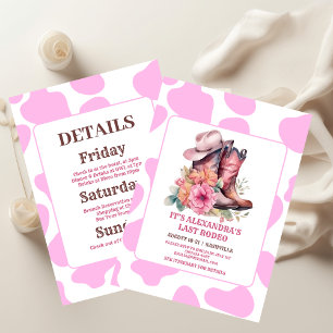 Adesivo Redondo Última Festa de solteira do Rodeio Ocidental