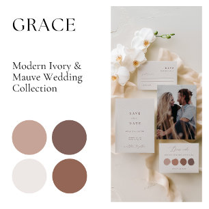 Reserve A Data Imagem de Script Minimalista de Ivory Elegante