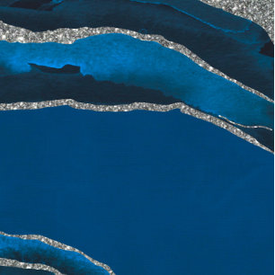 Convite Casamento com Agitação de marinho Azul e Silver