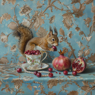 Pomegranato - Adesivos redondos para artigos de pa