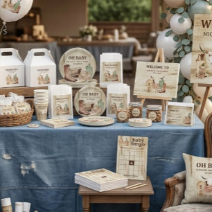 Cartão De Informações Calçados de Wooden Hat Cactus Cowboy Livros para B