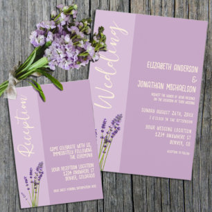 Convite Lavanda Love Wedding