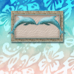 Convite Náutica do Partido Dolphin Luau Convidado para Cas