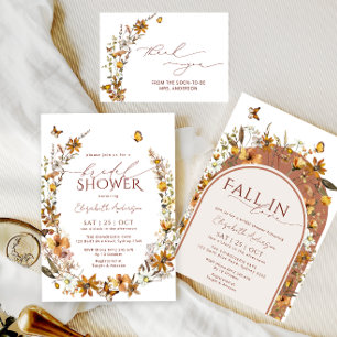 Convite Chá de panela Fall Boho