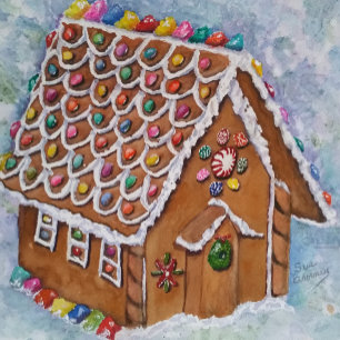PAPEL DE PRESENTE CASA GINGERBREAD