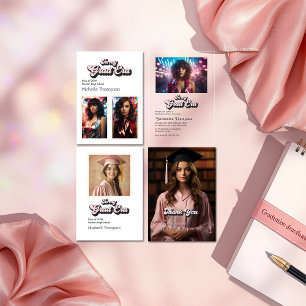 Cartão De Agradecimento Tendência Na Minha Época De Formando