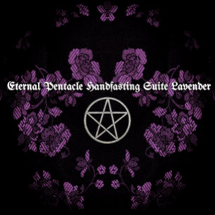 Convite Fixo Eterno/Lavanda Pentáctico de Casamento