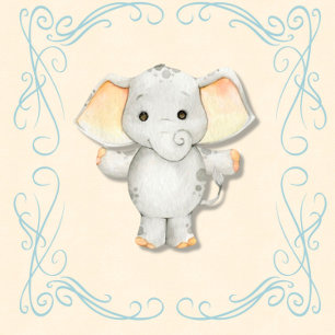 Convite Um pequeno amendoim está a caminho do chá de frald