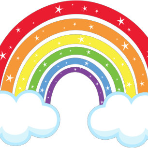 Convite Rainbow Birthday