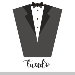 Convites Tuxedo (Casamento Tuxedo Preto e Branco)
