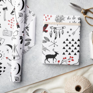 Cartão Wild WonMaravilha de Natal Red Buffalo ID604