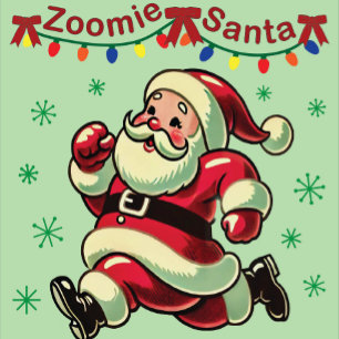Adesivo Quadrado Papais noeis Zoomie Natal