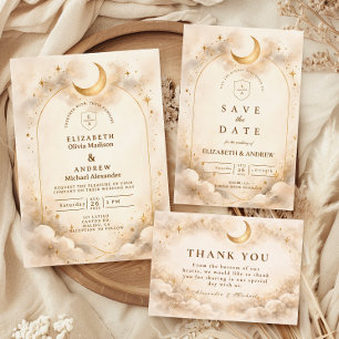 Reserve A Data Casamento de Romance Celestial Atemporal