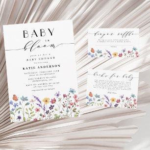 Prato De Papel Bebê no Bloom Primavera Verão Chá de fraldas Flora