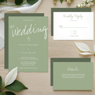 Convite Casual Moderno Typografia Casual