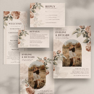 Convite Arrasto de laranja queimado e arado foliar verde