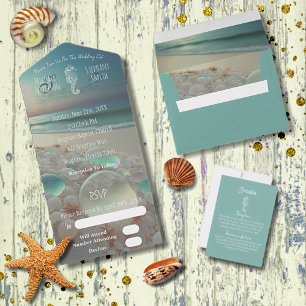 Casamento de praia em Sea Glass