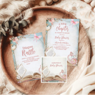 Cartão De Informações Livro de Histórias - Novos Livros Secretos para Be