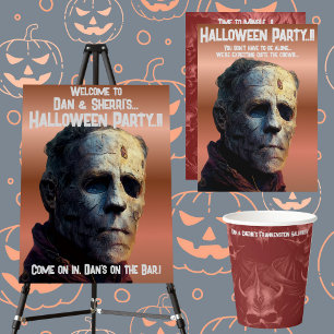 Convite Partido Frankenstein Halloween