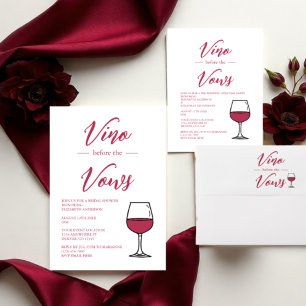 Cartão De Informações Acomodação Vino Before The Vows
