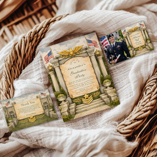 Convite Cerimônia de Formatura Militar Formal