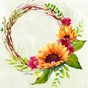 Girassóis Pink Bridesmaids Palha Convites