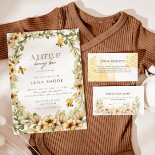 Cartão De Informações Adivinha Quantas Candies Bumblebee Floral Game Car